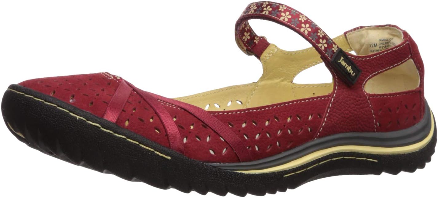 Jambu Women's Cherry Blossom Mary Jane Flat