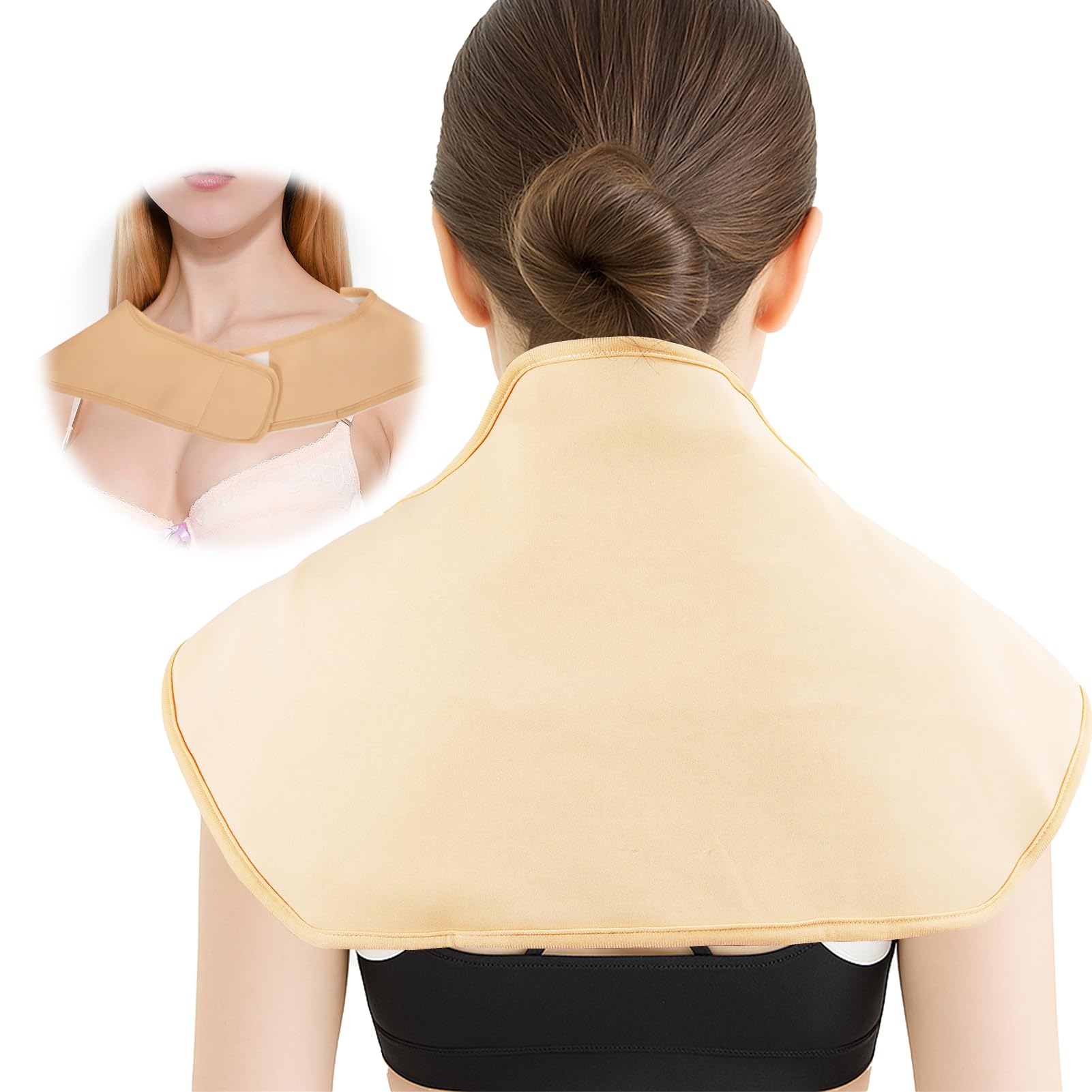 Photo 1 of ***VERY USED*** Castor Oil Pack Wrap for Shoulder, Neck, Upper Back, Reusable Castor Oil Compress Pad for Easy to Clean, Caster Oil Wrap, Ajustable Caster Oil Pads for Shoulder and Neck Inflammation Relief.