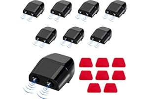 Suvnie 8 PCS Deer Whistles for Cars, Avoid Collisions Deer Warning Whistle with Adhesive Tape, Ultrasonic Animal Alert Devices for Motorcycle Truck SUV, Car Accessories