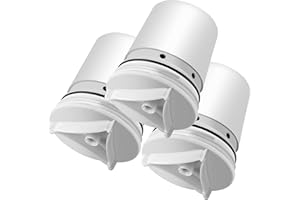 SETFEEL Faucet Water Filter, Replacement for Culligan FM-15 Faucet-Mount Water Filter, Culligan FM-15RA Filtration System, NSF Certified, White Finish, 3 Packs