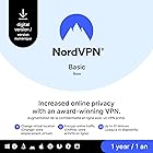 NordVPN Basic, 10 Devices, 1-Year, Premium VPN Software, Digital Code