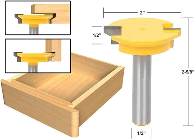 1 2 Shank Drawer Tongue And Groove Router Bit Woodworking Chisel