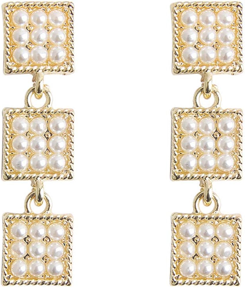 Neue Koreanische Elegante Perlen-Tropfen-Ohrringe Für Frauen-Elegante