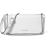 Michael Kors Women's Bryant Small Convertible Crossbody Bag, Silver-Tone Hardware/Optic White