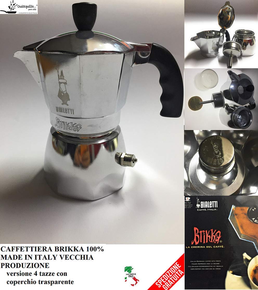 ^Acquisto Bialetti CAFFETTIERA BRIKKA 2 Tazze Vecchia Produzione 100
