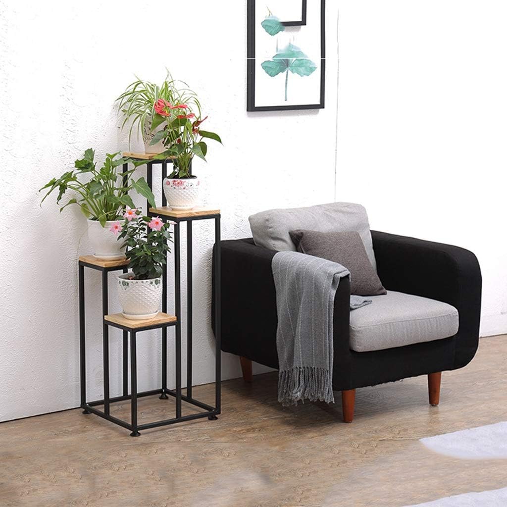 Flor De Hierro Forjado Stand-4 Capa Escalonada Planta En Maceta ...