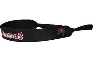 SISKIYOU NFL Tampa Bay Buccaneers Neoprene Sunglass Strap, Black