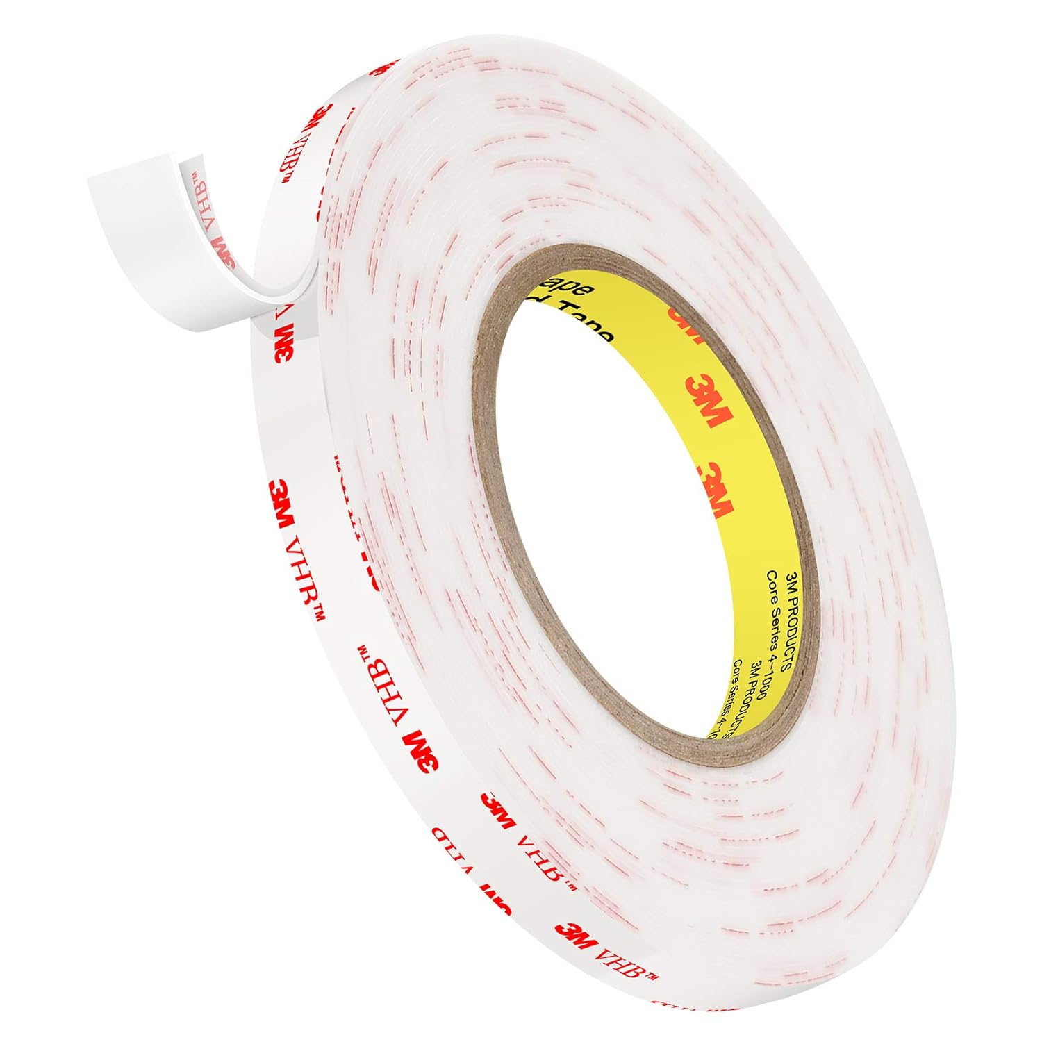 3M Double Sided Tape, 32ft Length,0.5inch Width Foam Mounting Tape Easy to Apply for Outdoor, Home, Office, Wall Accessories: Industrial & Scientific