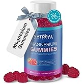 Sugar-Free Magnesium Gummies for Adults - High Potency Magnesium Citrate Supplement, Easy to Chew, No Artificial Sweeteners, Vegan, Anti-Stress, Sleep Support, Muscle Health & Relaxation, 60 Gummies