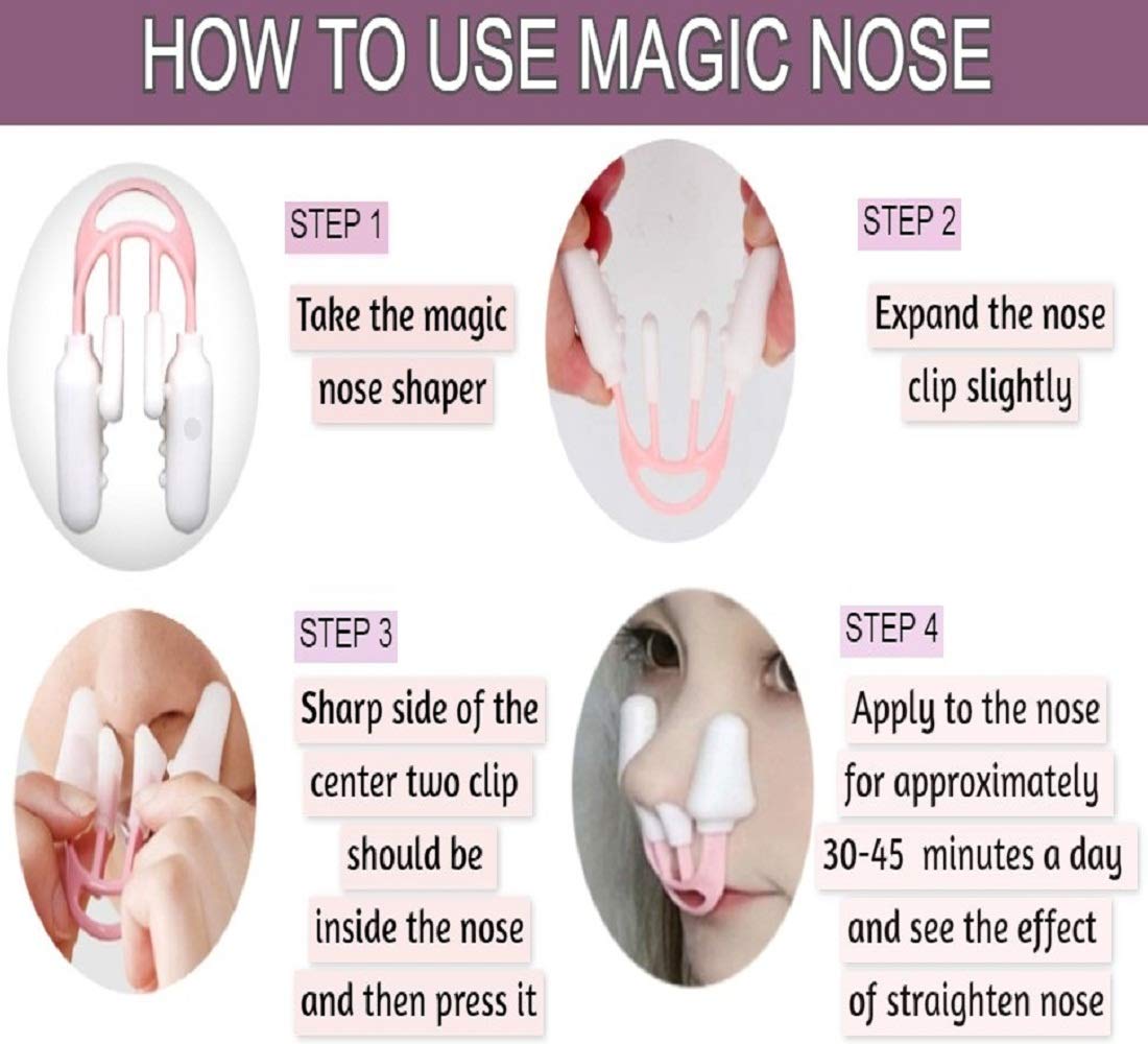 Nucarture Nose Shaper For Women For Big Nose With Lifter And Shaper For Men Nose Up Clip For Small And Nose Clippers Straightener For Shaping And Corrector Tool For Women Amazon In Health