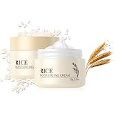 Rice Moisturizing Cream,Ceramide Face Cream with Rice Ceramide Extract | Lifts &amp; Firms Skin,Nourishes Soothing Deeply,Repairs the Skins Barrier,Anti Aging Face Cream for All Skin Types&mdash;1.06OZ