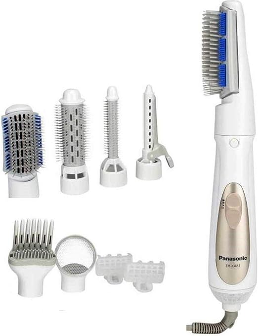 Panasonic EHKA81 Hair Styler With 6 attachments, Curler, Straightener