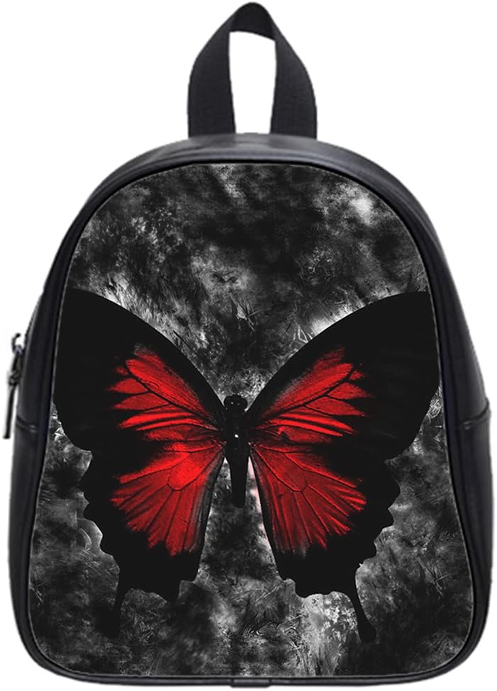 JIUDUIDODO Multifunctional PU Leather Custom Gothic School Bags Backpacks Outdoor Bags Travel Bag (Medium)