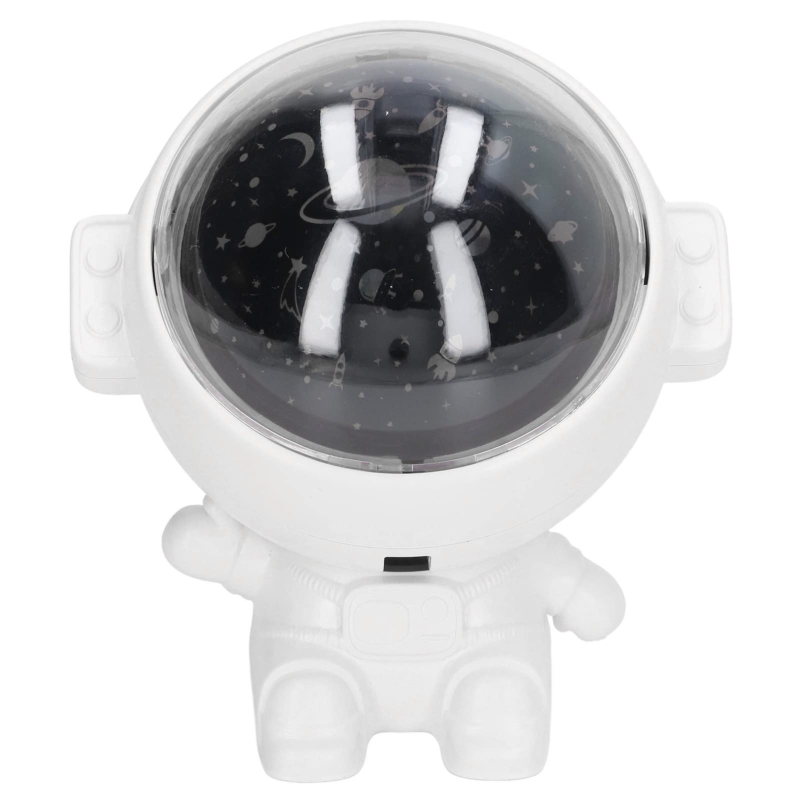 MOUMOUTEN Rotatable Astronaut Star Projector with Music Function and USB Charging (White)