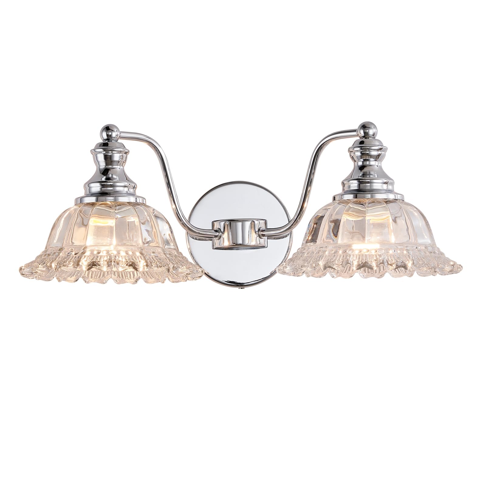Photo 1 of XIEDUN Chrome Vanity Light Chrome Bathroom Lights Vanity Lights for Bathroom Light Fixtures