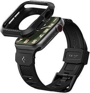 Spigen Rugged Armor Case and Rugged Band Designed for Apple Watch 40mm Series 6/SE/5/4