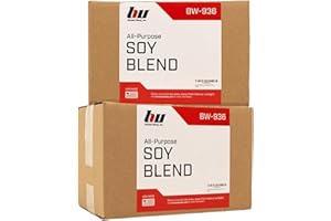 BW BLENDED WAXES, INC. Blended Waxes, Inc. All-Purpose Soy Wax for Candle Making, Premium Soy Candle Wax, Ideal for Pillar, Melts/Tarts, and Container Candle Making, 20 lb Pack