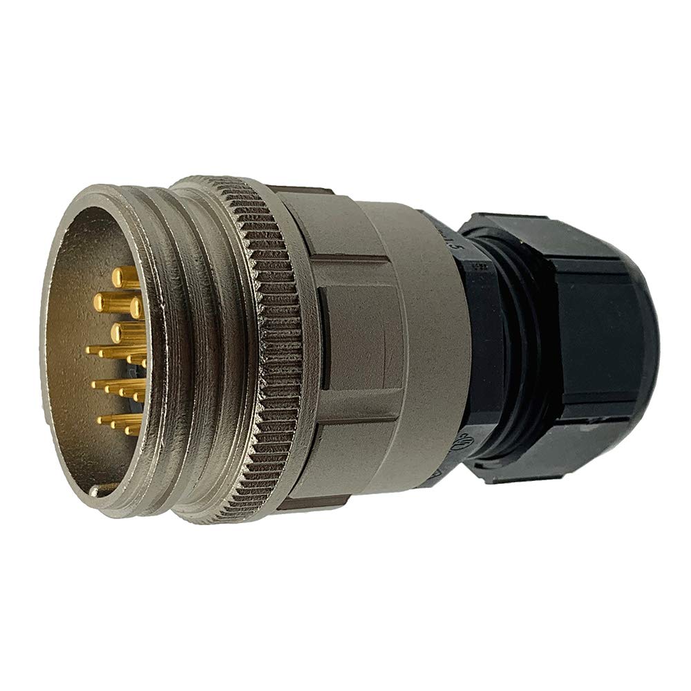 CEEP 9201315K00PF00 Circular Connector, Extender, 315K Insulator, Male, 7-15mm Adjustable Cable Gland, Nickel Finish