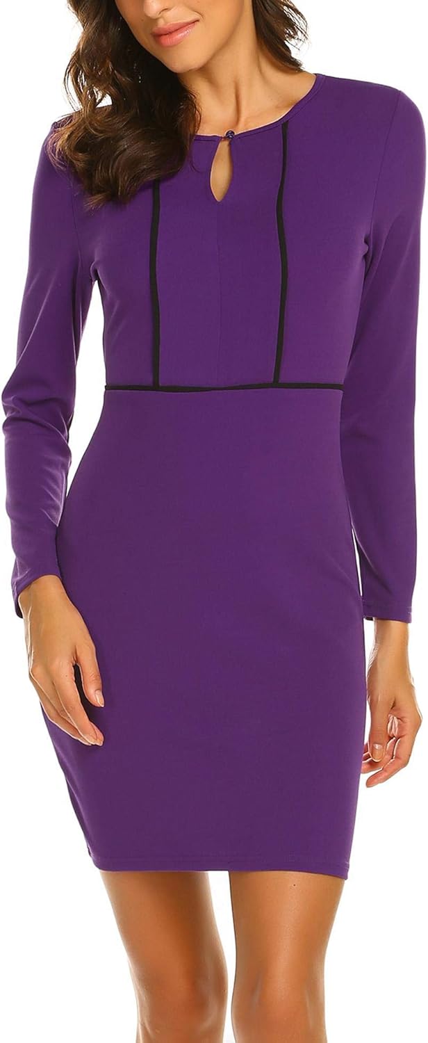 royal purple color dress