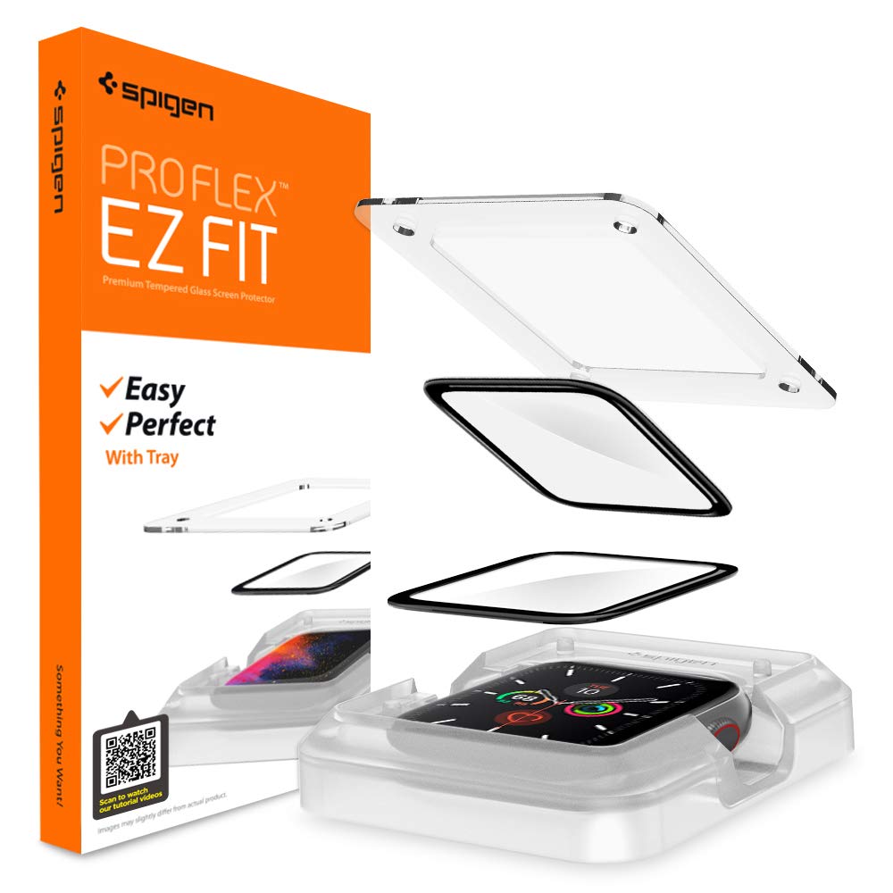 Spigen ProFlex EZ Fit Screen Protector for Apple Watch 6/5 / 4 / SE (2022/2020) (44mm) - 2 Pack