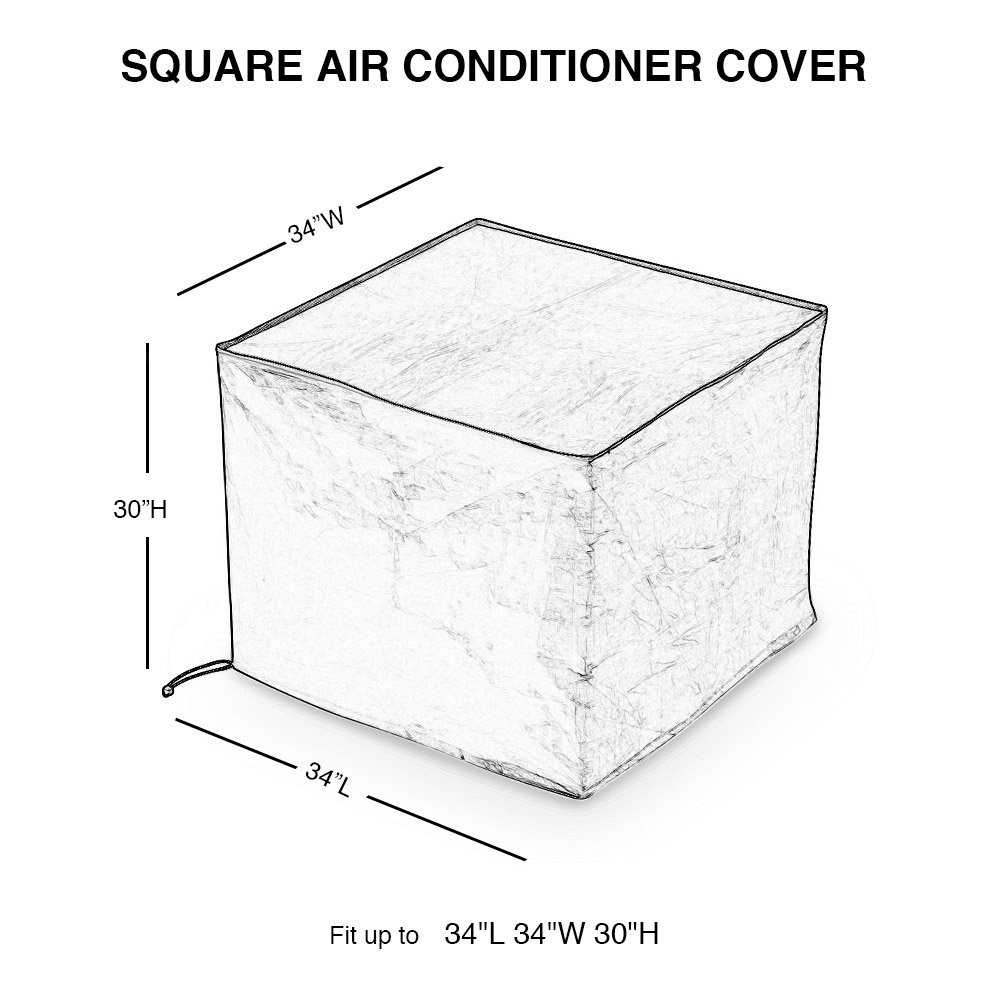 Abba Patio Air Conditioner Cover, Square, Beige on Galleon Philippines