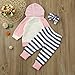 ViWorld Baby Boys Girls Clothes Long Sleeve Hoodie Tops Sweatsuit Long Pants Outfit Pink 0 3Months 60