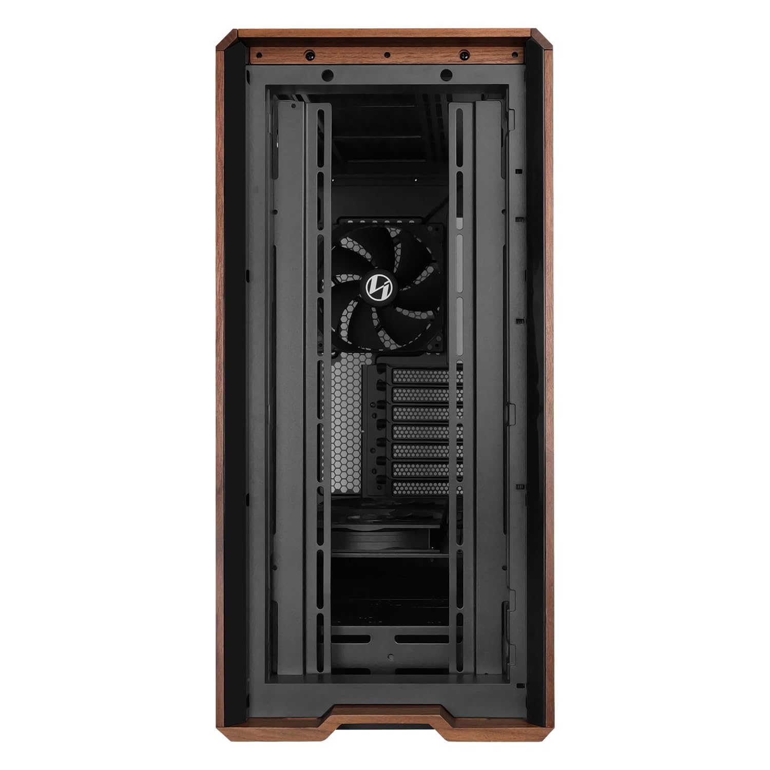 Lian Li Lancool 217 Pc Case Black | Atx Mid Tower, Tempered Glass, 5 Fans, Walnut Wood Accents, Mesh Front, Back-Connect Compatible - View 6