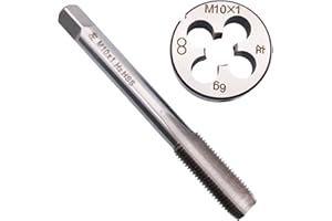 YODAOKE HSS M10 x 1mm Tap and M10 x 1.0mm Die Metric Thread Left Hand