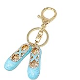 Honbay 1PCS Ballet Shoes Keychain Enamel Alloy Ballet Slippers Keyring Women Bag Handbag Backpack Purse Wallet Pendant