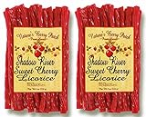 Shadow River Gourmet Sweet Cherry Licorice Candy 8 oz (2 Pack)