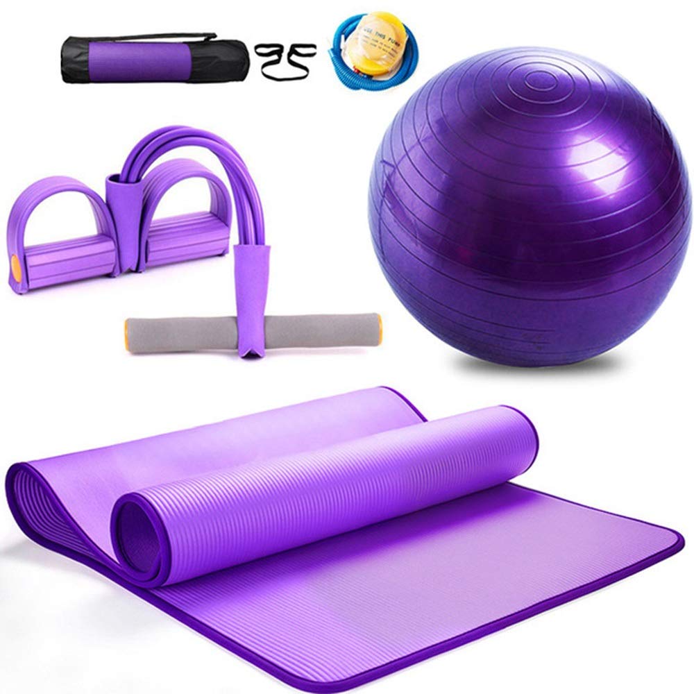 Balón de Yoga, Juego de Alfombrilla de Yoga de Montaje Alfombra de ...