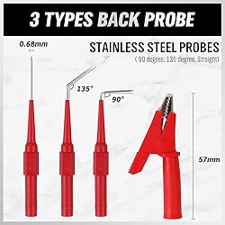 SWANLAKE 22PCS Back Probe Kit, Back Probe Pin Kit