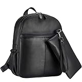 VBIGER Sac à Bandoulière Femme Sac à Dos en Cuir PU avec Mini Sac à Main en Cuir