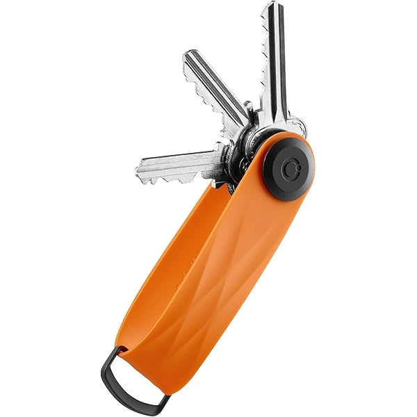小物 korey Orbitkey Key Organiser Waxed Canvas (Brick Red) at Amazon