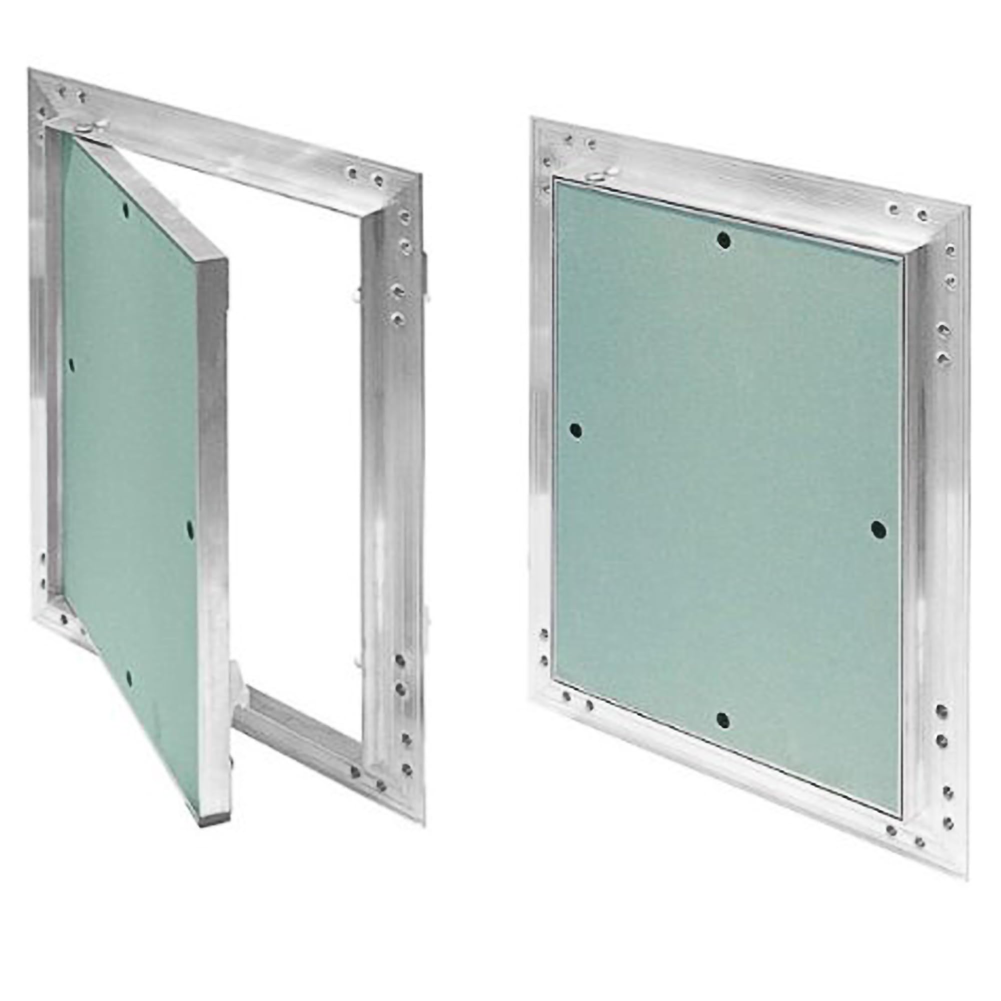 KRAL12 Inspection Flap GK Insert 400 x 400 mm Plasterboard 12.5 mm Inspection Door Inspection Service Door 40 x 40 cm Maintenance Cleaning Flap Maintenance Opening with Aluminium Frame Suitable for