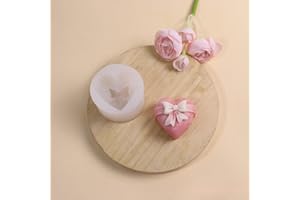 1x 3D Rose Flower Silicone Mold Heart Fondant Candy Mold For Wedding Cake Decorating Cupcake Topper Chocolate Gum Paste Polym