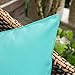 MIULEE Pack of 2 Decorative Outdoor Waterproof Pillow Covers Square Garden Cushion Sham Throw Pillowcase Summer Shell for Patio Tent Couch 18x18 Inch Light Green