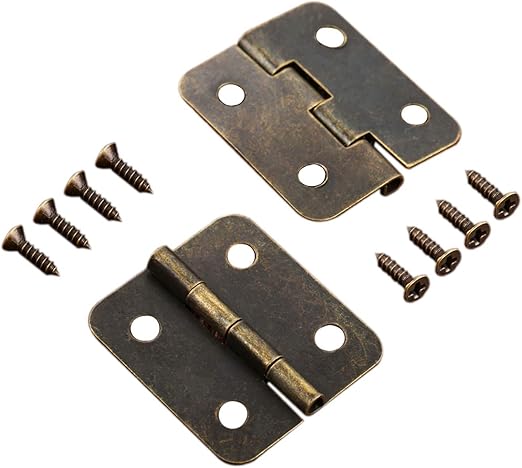Dophee 20pcs 1 18 X0 98 Vintage Antique Bronze Decorative Hinges
