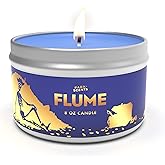 Park Scents Flume Candle - Inspired by the atmosphere of the PIRATES OF THE CARIBBEAN ride - Handmade in the USA, vegan, and cruelty-free | 8 oz. Tin