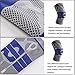 Knee Support Brace Compression Sleeves, Elastic & Adjustable Kneepad Silicon Padded Bracket/Patella Stabilizer/Warm Protector for Meniscus Tear Arthritis pain relief - 2 Pack Large