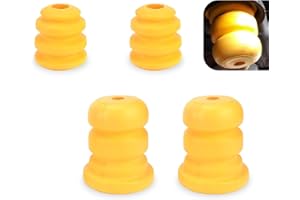 cerfioo 4 PCS Car Bumper Front Rear Suspension Control Arm Rubber Shock-absorbing Pads, Replacement OEM Number 15153958 15039397 Accessories, Compatible with Chevrolet Savana 1500 Truck (Yellow)