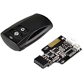 SilverStone Technology Wireless Remote Computer Power/Reset Switch, USB 2.0 9-pin ES02-USB (SST-ES02-USB-USA)