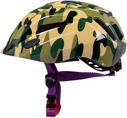Bicicleta Casco De Bicicleta Casco De Dibujos Animados Patinaje Patinaje Patinaje Casco Deportivo Ejercito De Camuflaje Verde Un Tamano Amazon Es Deportes Y Aire Libre