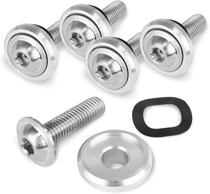 5 Set Enforcer Rotor Bolts Washers Front Brake Hardware for