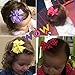 Kissbuty 40PCS 3.1 Inch Baby Girls Grosgrain Ribbon Boutique Hair Bows Alligator Clips Head Headbands Simple For Teens Babies Toddlers Children