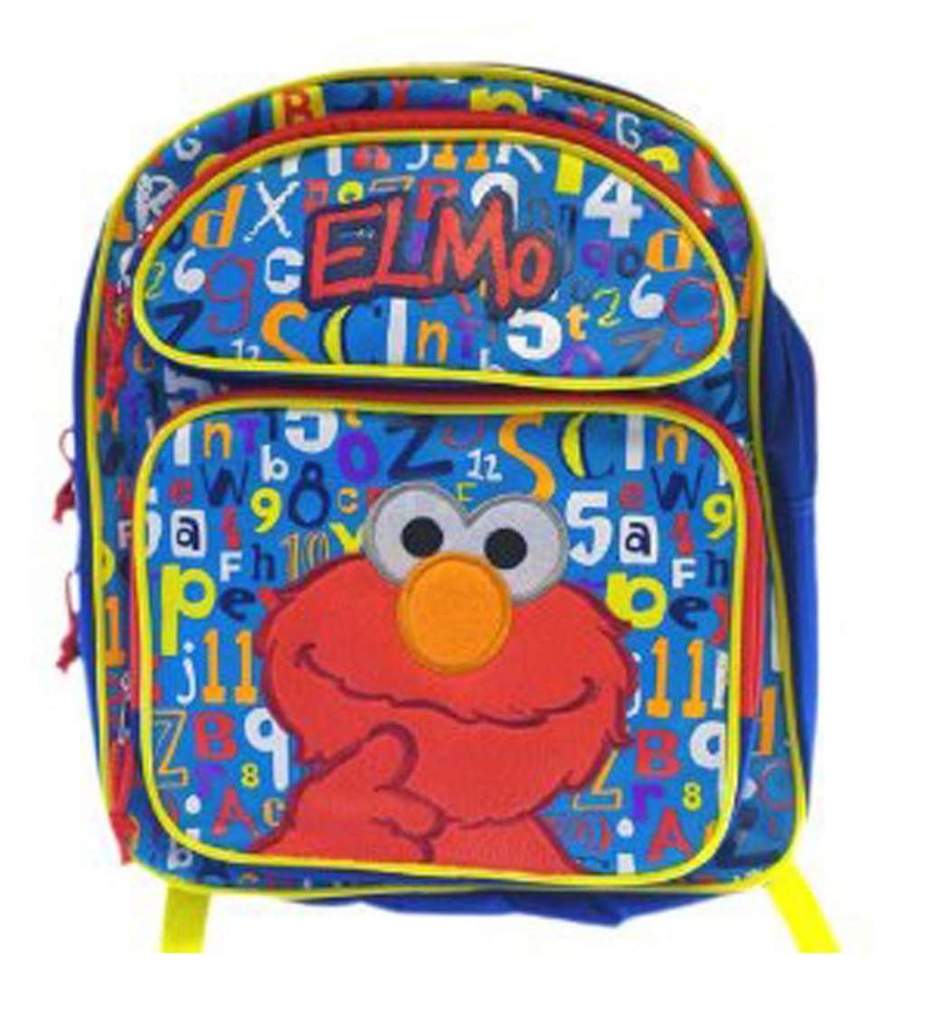 Sesame Street Elmo Red Medium Backpack Bag Tote Baby