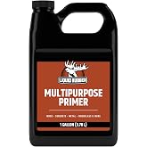 Liquid Rubber Multipurpose Primer for Concrete, Wood, Metal, 1 Gallon | Easy to Apply. Bonds to fiberglass, PVC, boosts coating adhesion, dries fast and clear. Non-Toxic &amp; Water-based