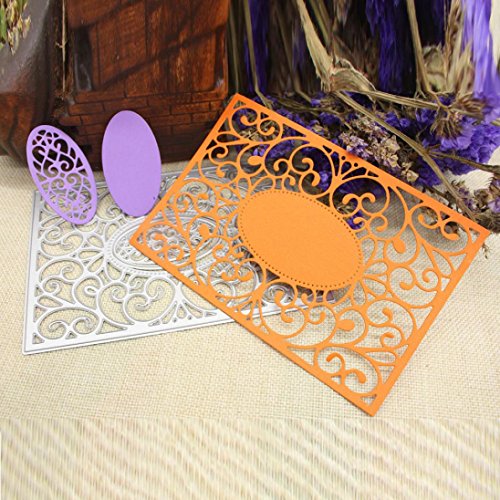 Fabal Frame Metal Cutting Dies DIY Album Scrapbook Card Bookmark Decor Tools Cutting Dies for Scrapbooking (C) - Thumbnail 4