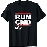 Admins Programmers Run CMD Gift T-Shirt