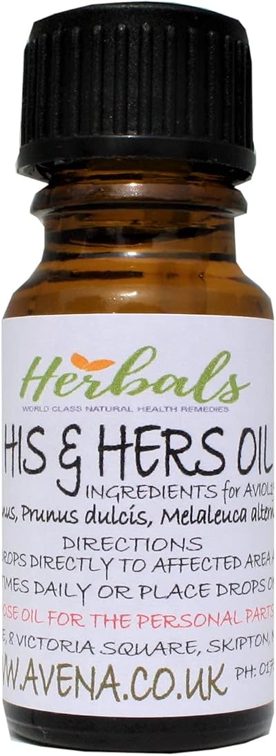 Avena Thrush Cystitis Natural Treatment Oil 10ml - His & Hers